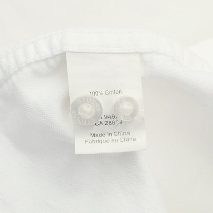 [Used] STUSSY Cotton Button-down Casual Shirt White [XL] [Condition Rank B] [Men&