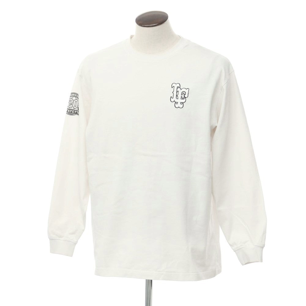 [Used] LFYT Long Sleeve Crew Neck T-Shirt White [XL] [Condition Rank D] [Men&