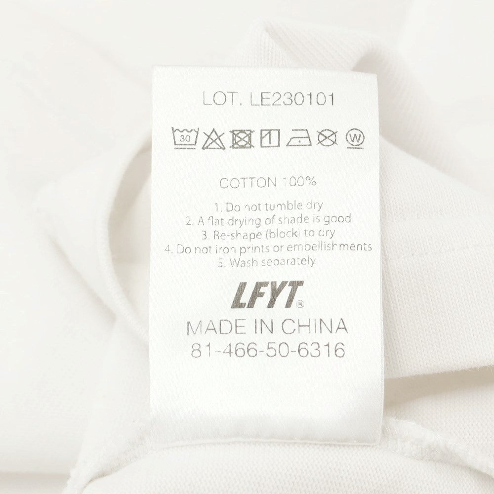 [Used] LFYT Long Sleeve Crew Neck T-Shirt White [XL] [Condition Rank D] [Men&