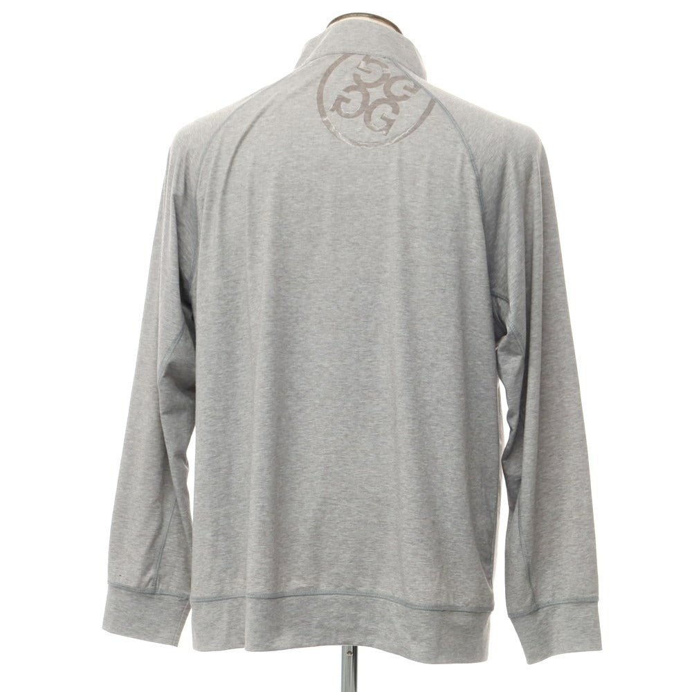 [Used] G/FORE polyester half-zip long-sleeve T-shirt, gray [XL] [Condition: C] [Men&