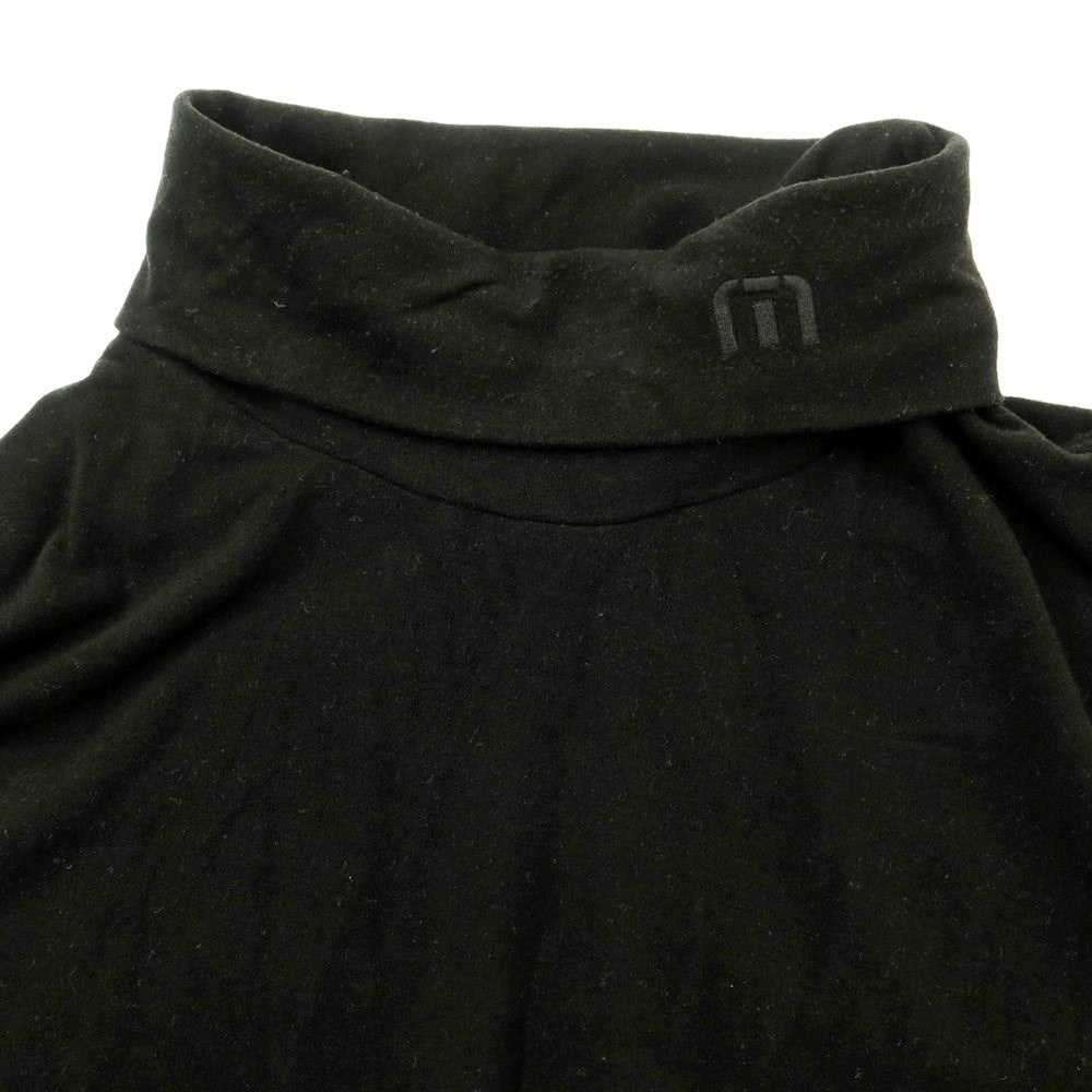 [Used] TravisMathew Turtleneck Cut and Sew Long Sleeve T-Shirt Black [XXL] [Condition Rank C] [Men&