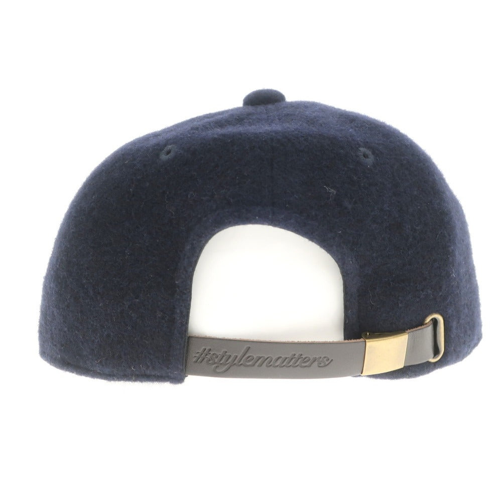 [Used] Adress wool flannel 6 panel cap, navy [ONE SIZE] [Condition: B] [Men&