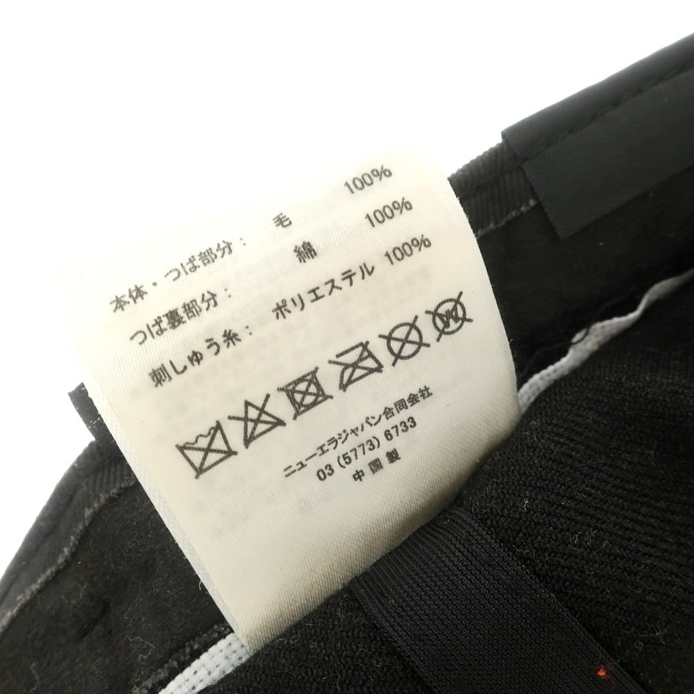 【中古】ヘルムートラング HELMUT LANG × NEW ERA ウール ベースボールキャップ ブラック【 7 7/8 】【 状態ランクC 】【 メンズ 】
[BPD]