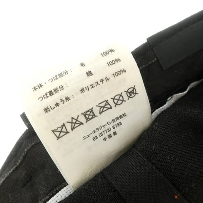 【中古】ヘルムートラング HELMUT LANG × NEW ERA ウール ベースボールキャップ ブラック【 7 7/8 】【 状態ランクC 】【 メンズ 】
[CPD]