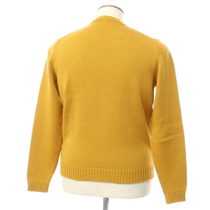 [Used] ZANONE mid-gauge wool turtleneck knit, orange yellow [48] [Condition Rank A] [Men&