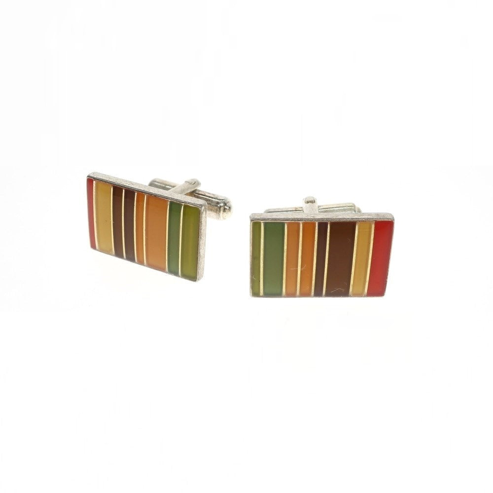 [Used] Paul Smith Cufflinks Silver x Multicolor [Condition Rank C] [Men&