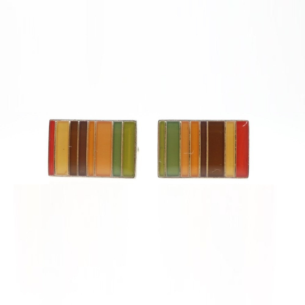 [Used] Paul Smith Cufflinks Silver x Multicolor [Condition Rank C] [Men&