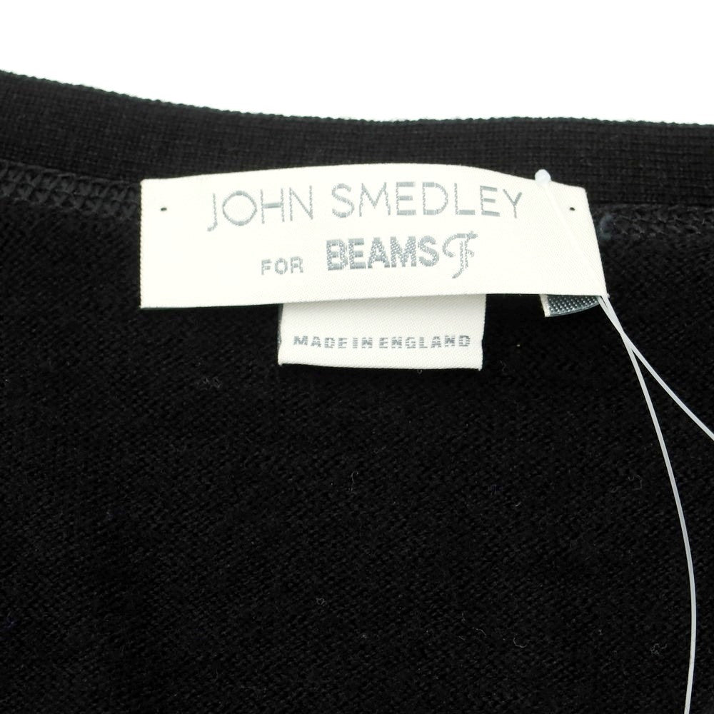 [Used] John Smedley JOHN SMEDLEY BEAMS F special order high gauge wool knit cardigan black [XS] [Condition rank C] [Men&