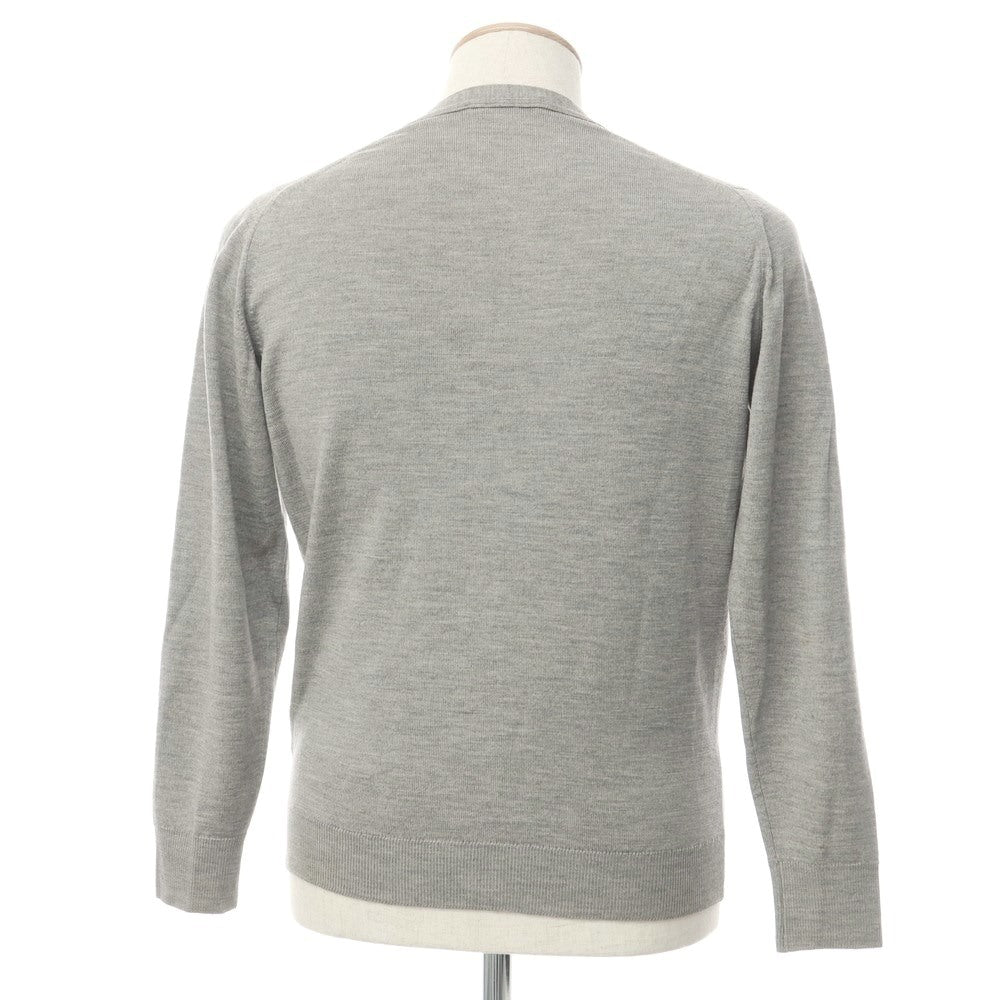 [Used] John Smedley JOHN SMEDLEY BEAMS F special order high gauge wool knit cardigan gray [XS] [Condition rank D] [Men&