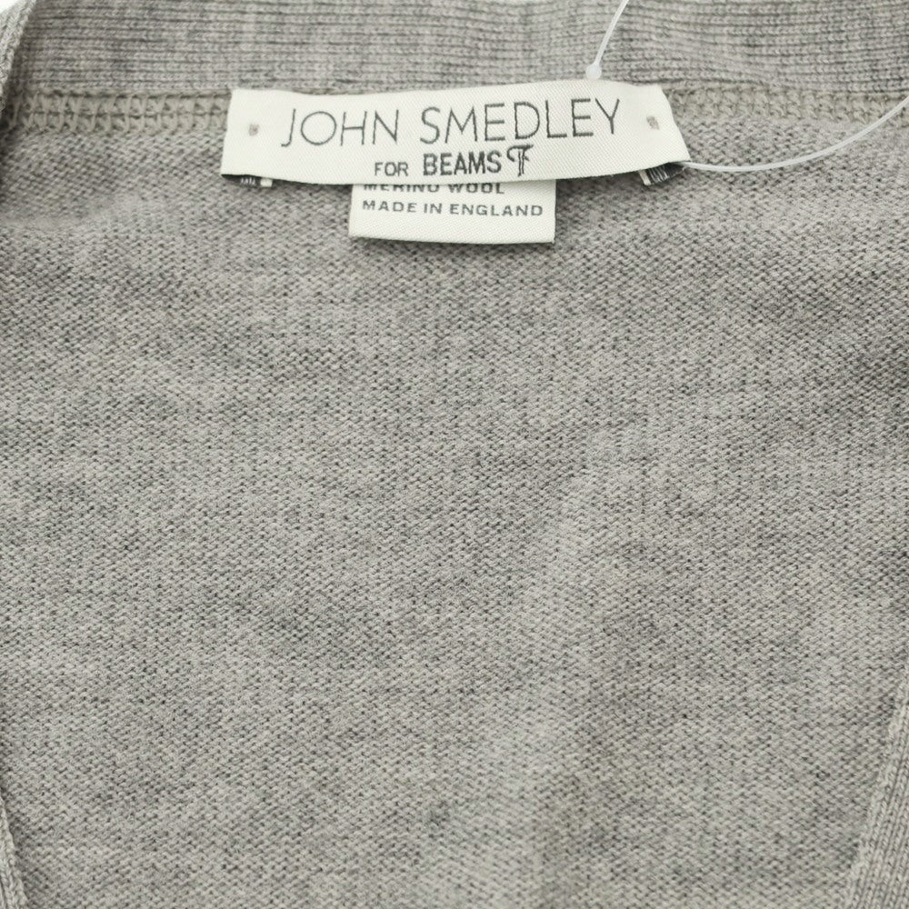 [Used] John Smedley JOHN SMEDLEY BEAMS F special order high gauge wool knit cardigan gray [XS] [Condition rank D] [Men&