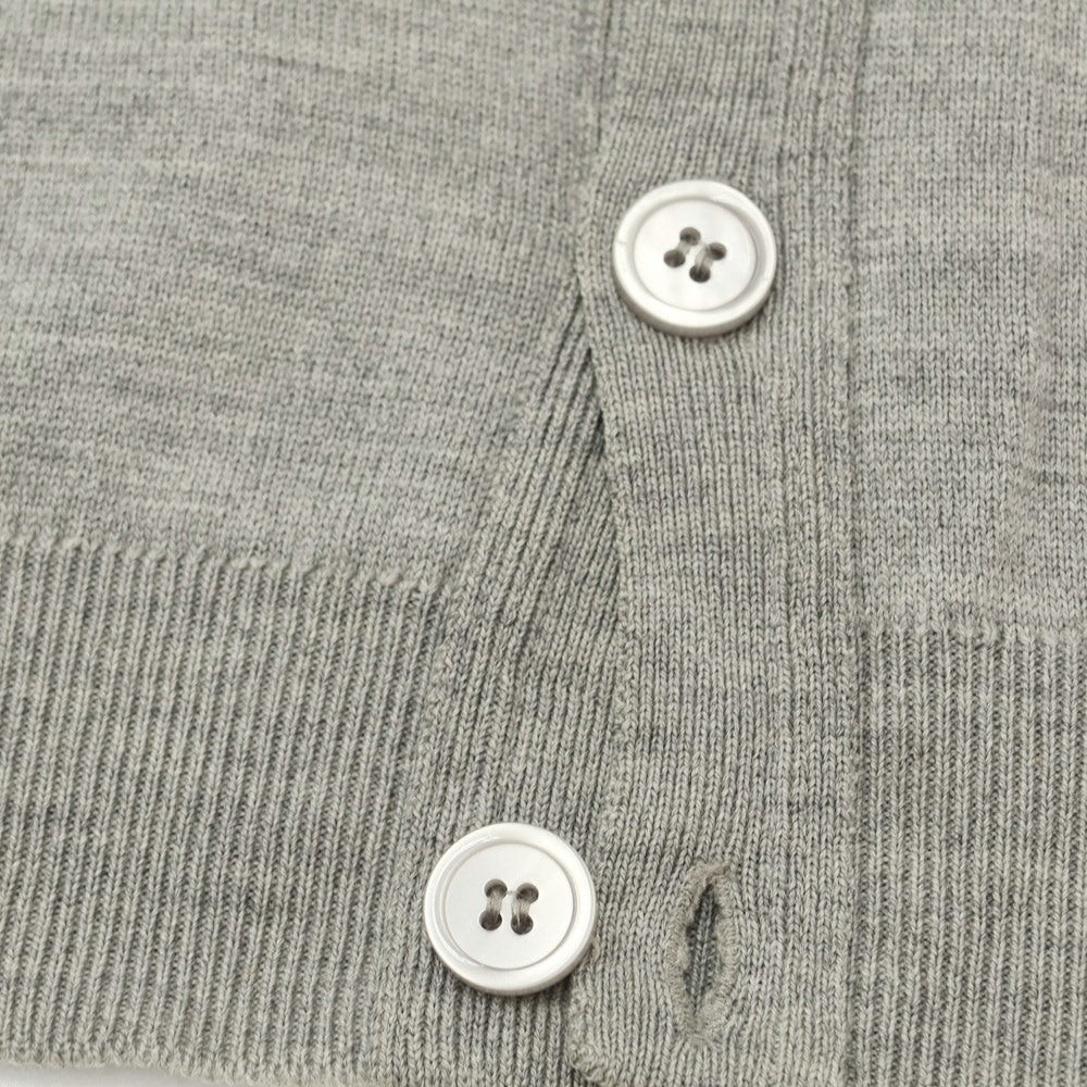 [Used] John Smedley JOHN SMEDLEY BEAMS F special order high gauge wool knit cardigan gray [XS] [Condition rank D] [Men&