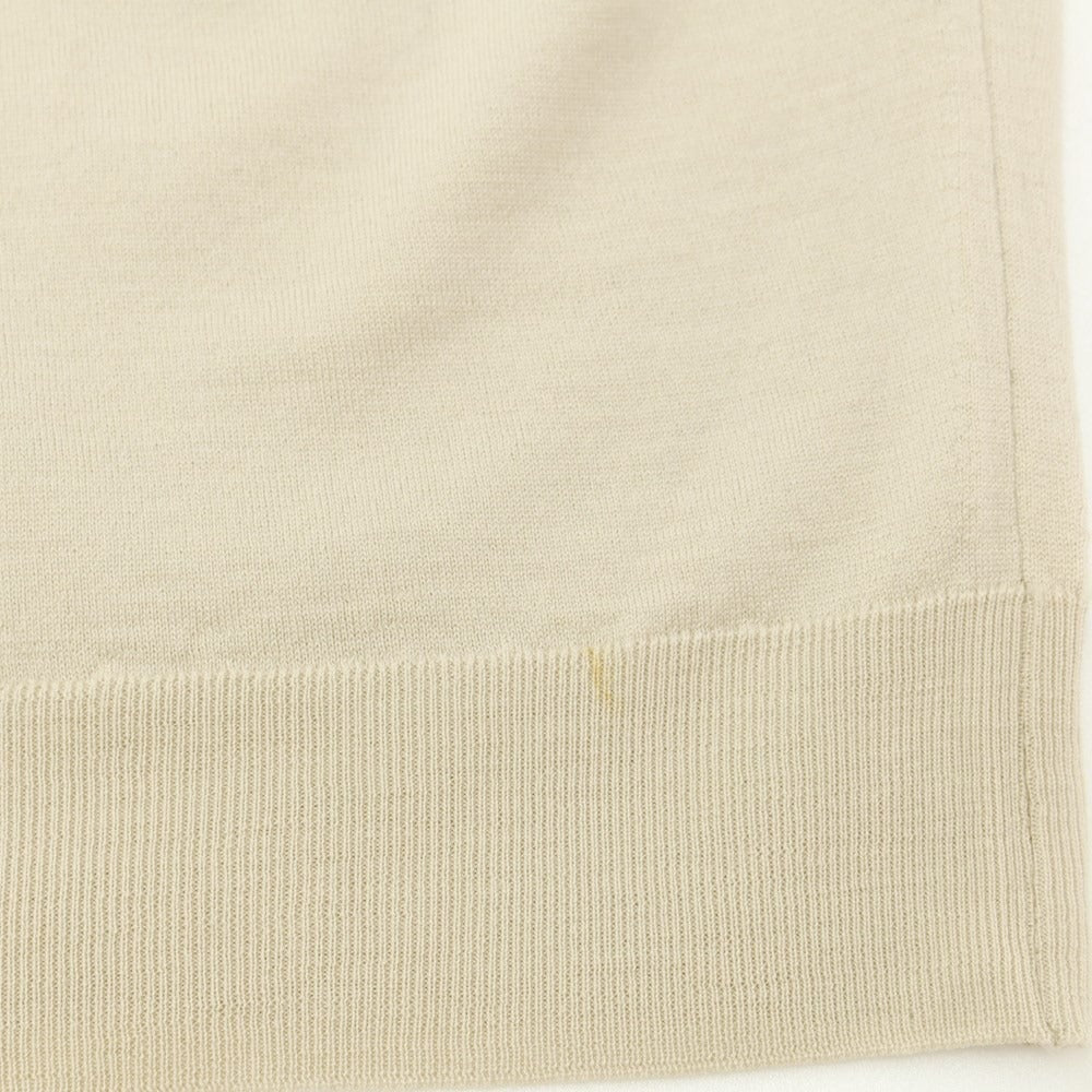 [Used] John Smedley JOHN SMEDLEY High Gauge Wool V-Neck Knit Beige [XS] [Condition Rank C] [Men&