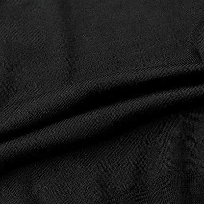 [Used] John Smedley JOHN SMEDLEY High gauge wool V-neck knit Black [XS] [Condition rank B] ​​[Men&