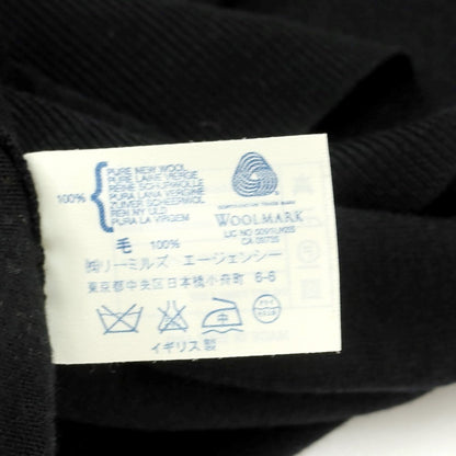 [Used] John Smedley JOHN SMEDLEY High gauge wool V-neck knit Black [XS] [Condition rank B] ​​[Men&