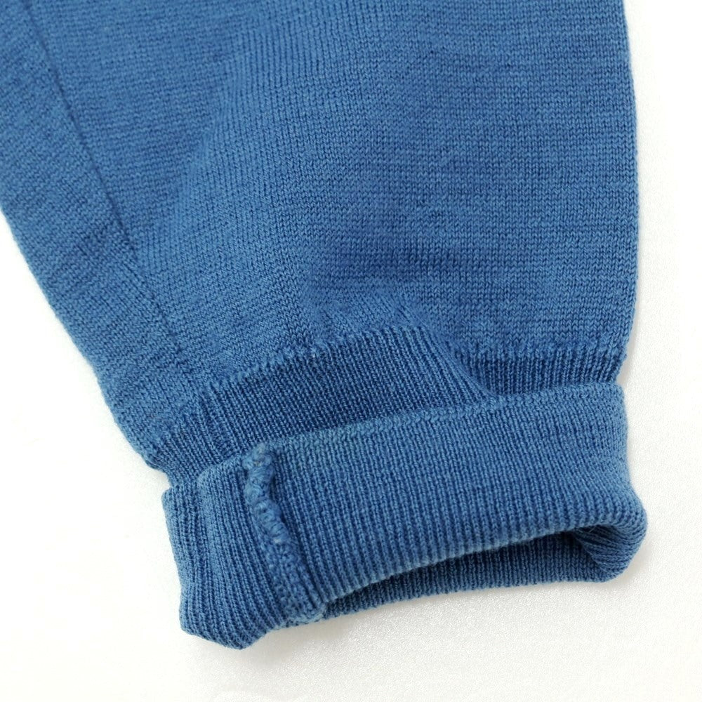 [Used] John Smedley JOHN SMEDLEY High Gauge Wool V-Neck Knit Blue [XS] [Condition Rank C] [Men&