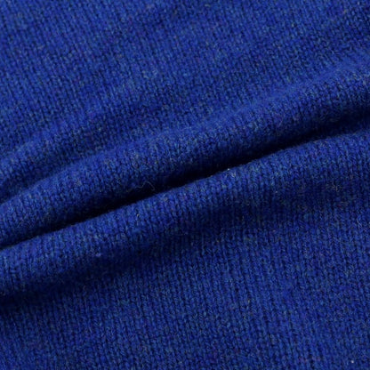 [Used] SCAGLIONE mid-gauge wool crew neck knit, blue [XS] [Condition: C] [Men&