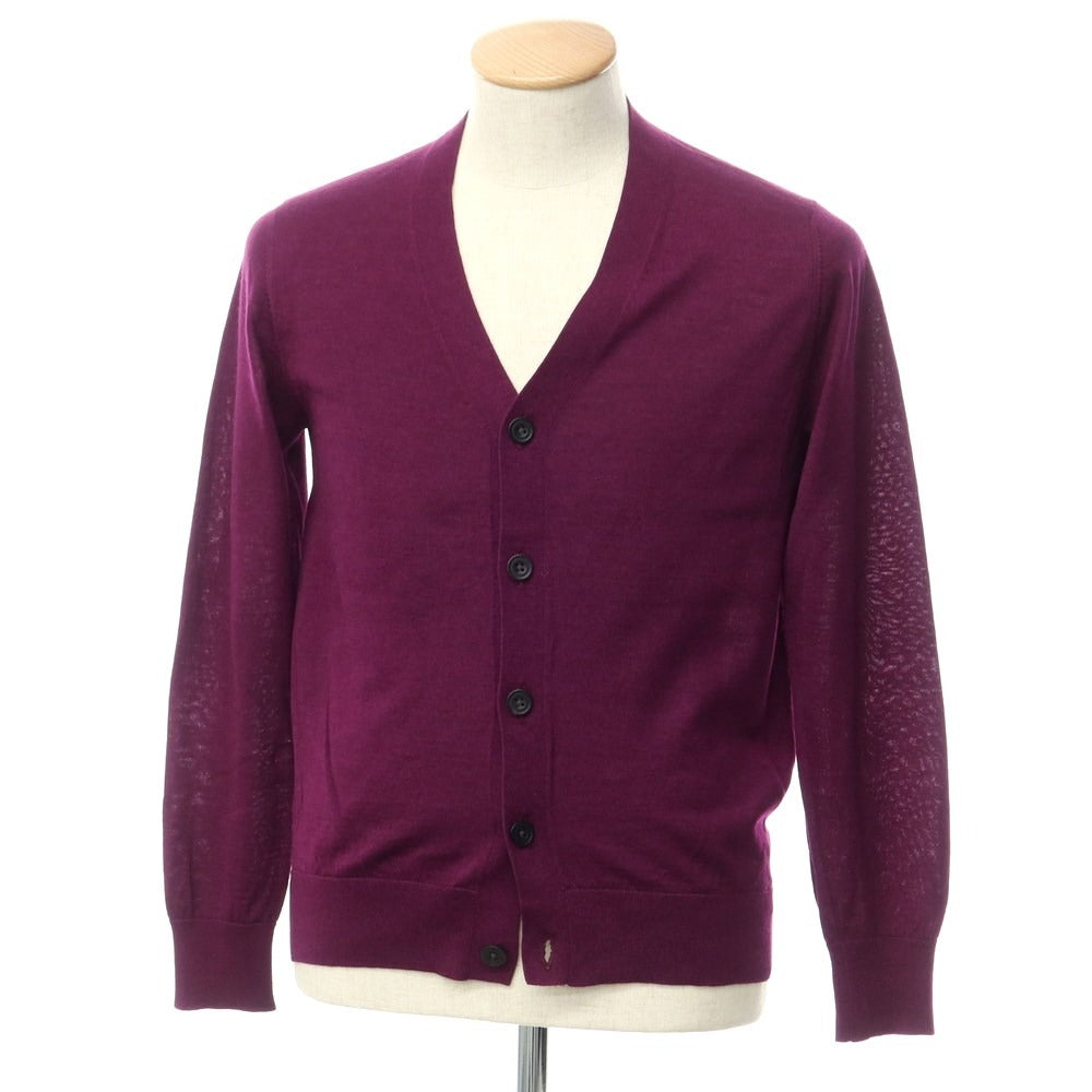 [Used] TOMORROWLAND Cashmere Silk Wool Cardigan Purple [S] [Condition Rank C] [Men&