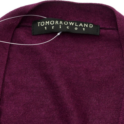 [Used] TOMORROWLAND Cashmere Silk Wool Cardigan Purple [S] [Condition Rank C] [Men&