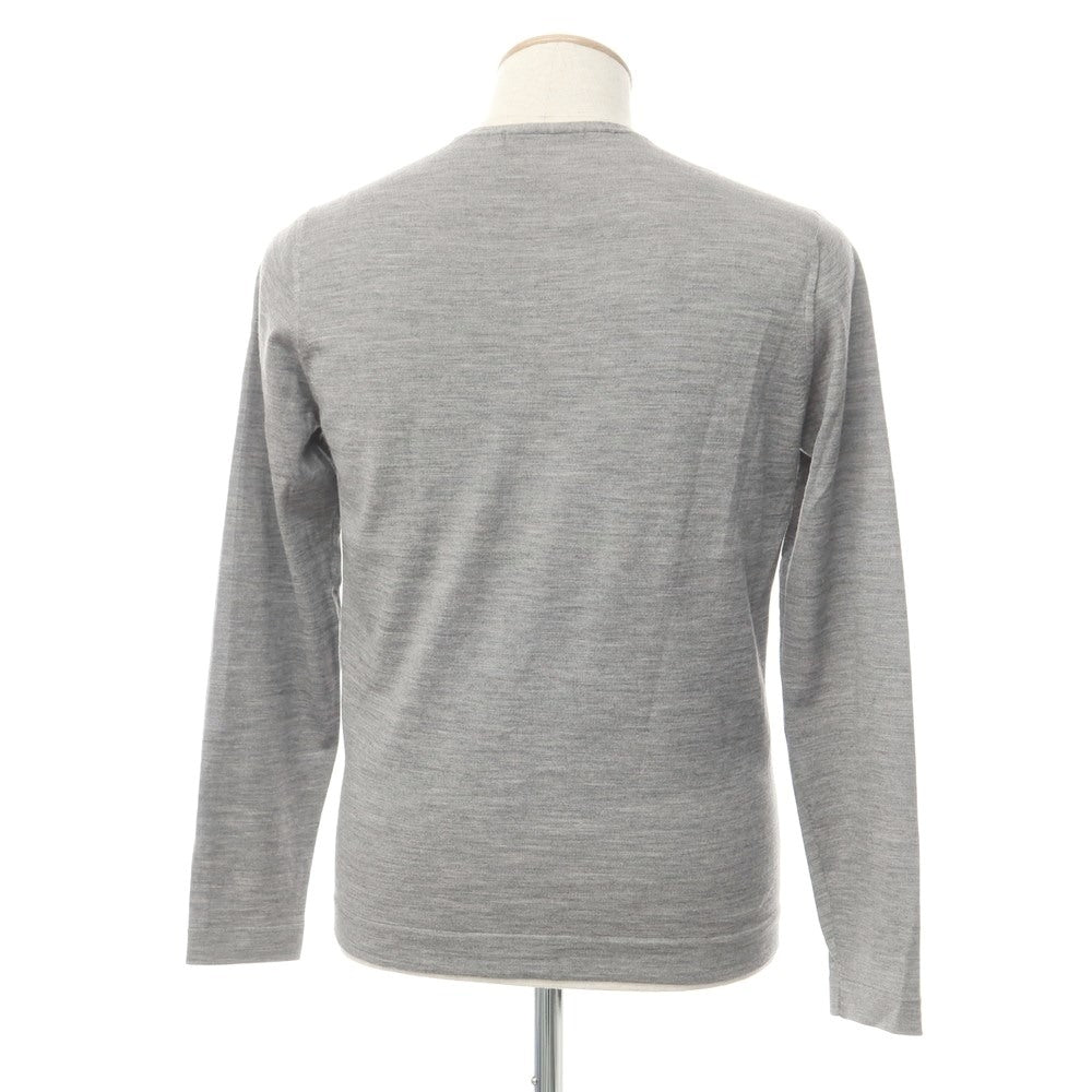 [Used] TOMORROWLAND High gauge wool V-neck knit, grey [M] [Condition rank C] [Men&