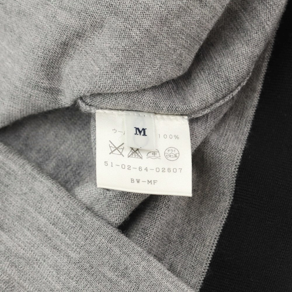 [Used] TOMORROWLAND High gauge wool V-neck knit, grey [M] [Condition rank C] [Men&