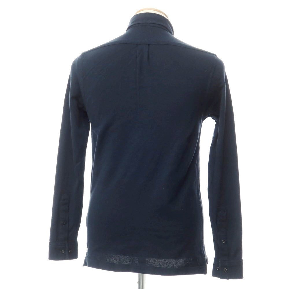 [Used] LACOSTE Pique Cotton Long Sleeve Polo Shirt Navy [2] [Condition Rank C] [Men&