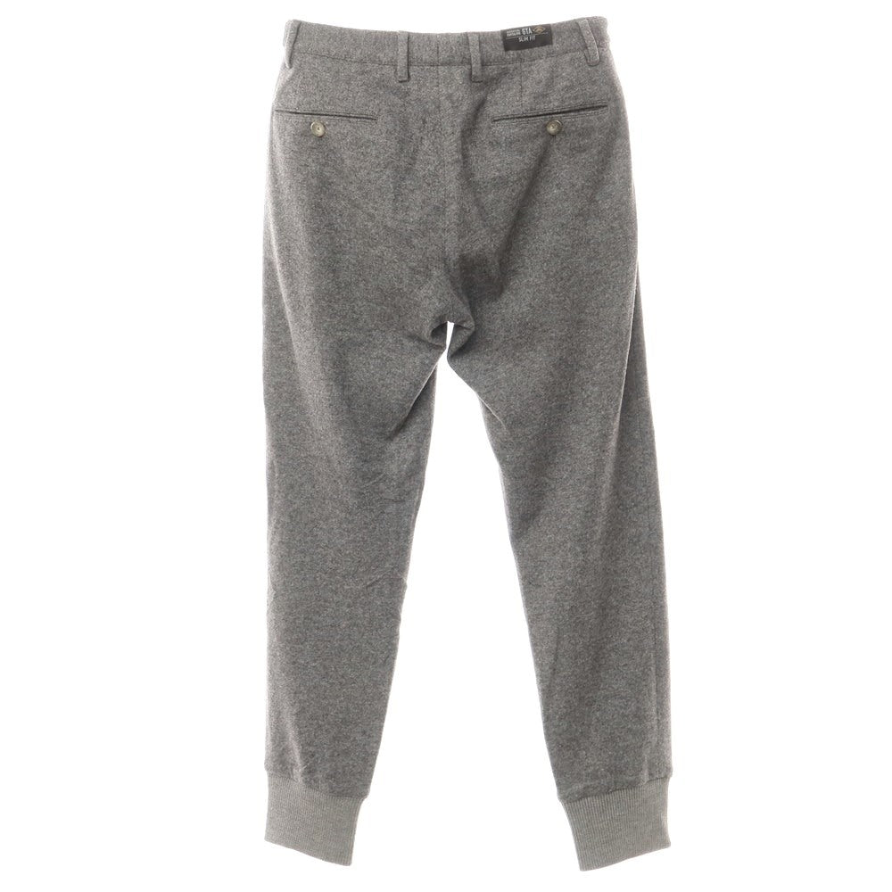 [Used] GTA Wool Jersey Ribbed Slacks Pants, Grey [42] [Condition Rank B] ​​[Men&