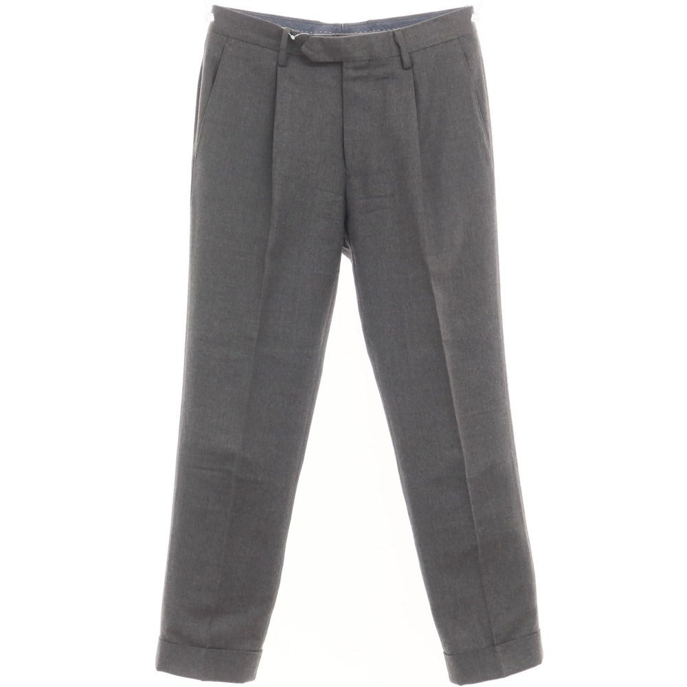 [Used] GERMANO wool dress slacks pants, gray [42] [Condition rank C] [Men&