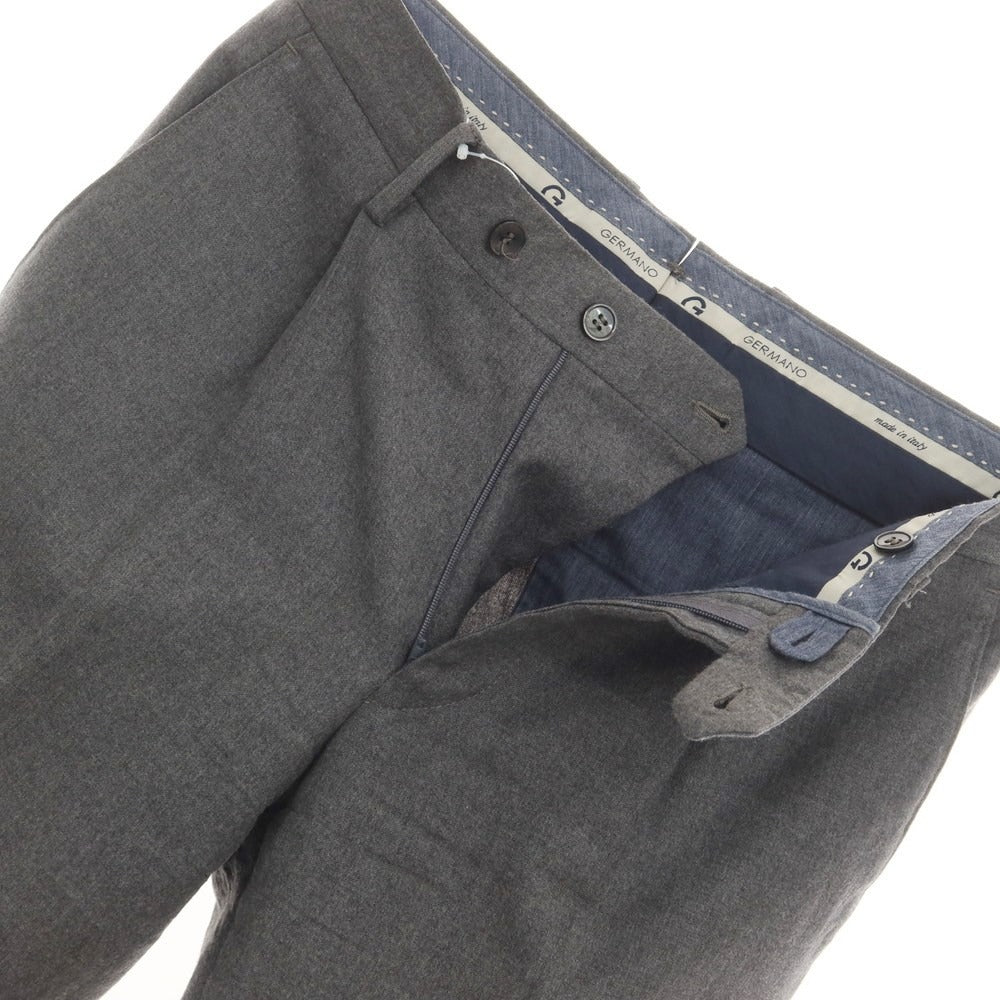 [Used] GERMANO wool dress slacks pants, gray [42] [Condition rank C] [Men&