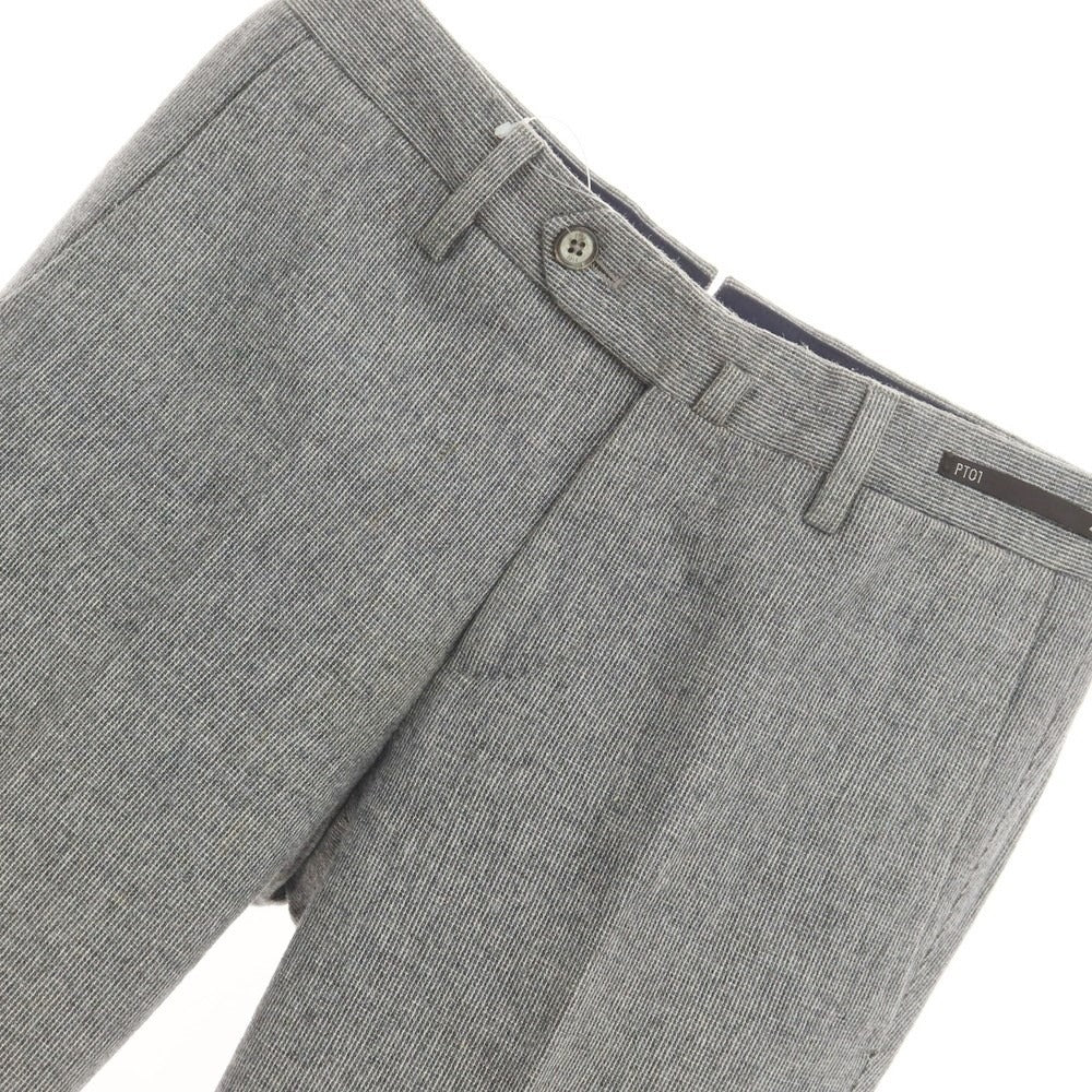 [Used] PT01 Wool Cotton Rayon Casual Slacks Pants Gray [42] [Condition Rank D] [Men&