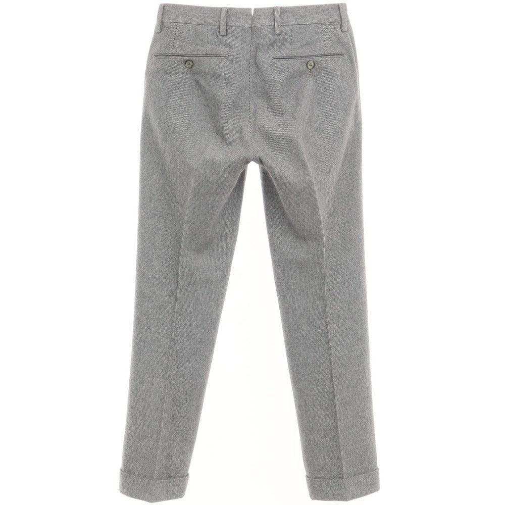 [Used] PT01 Wool Cotton Rayon Casual Slacks Pants Gray [42] [Condition Rank D] [Men&