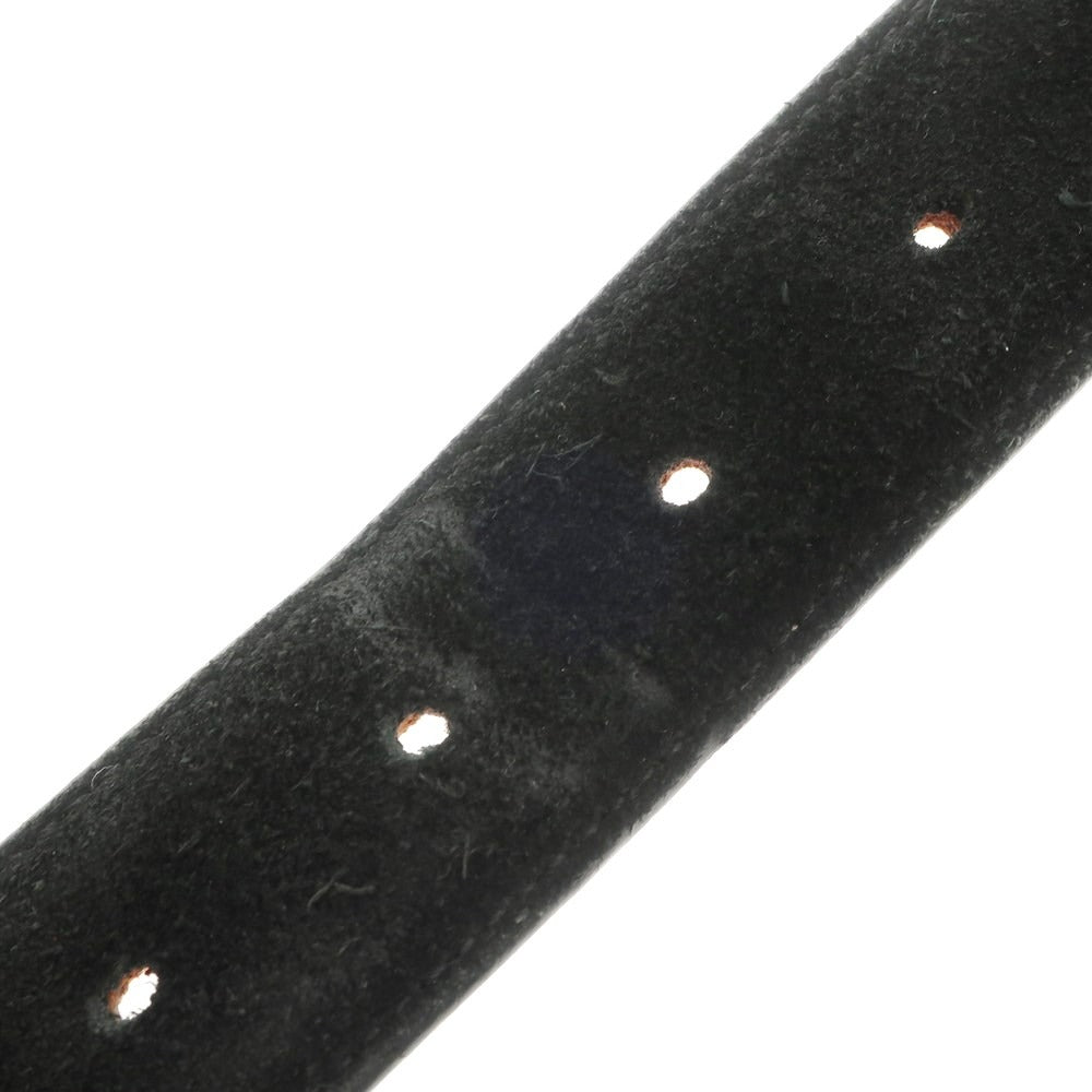 [Used] WILLIAM Suede Leather Belt Black [28] [Condition Rank C] [Men&