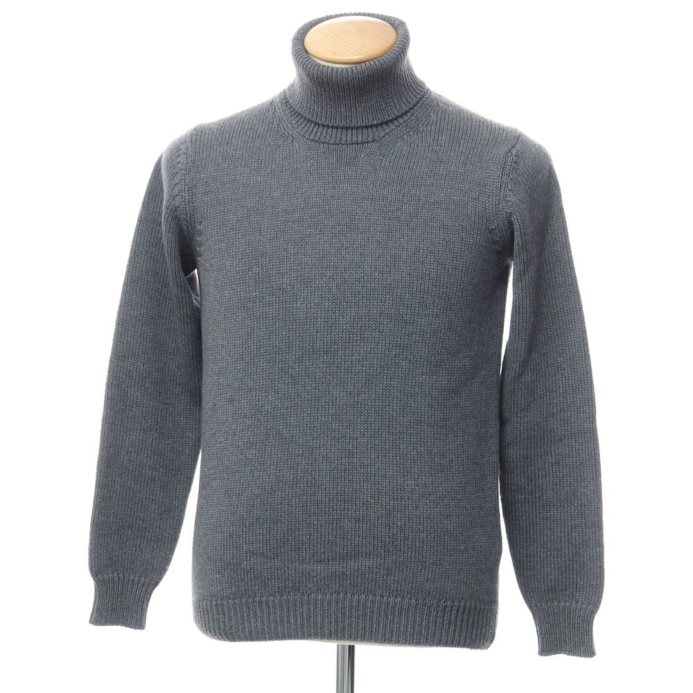 [Used] Roberto Collina ROBERTO COLLINA Mid-gauge wool turtleneck knit, gray [46] [Condition rank B] ​​[Men&