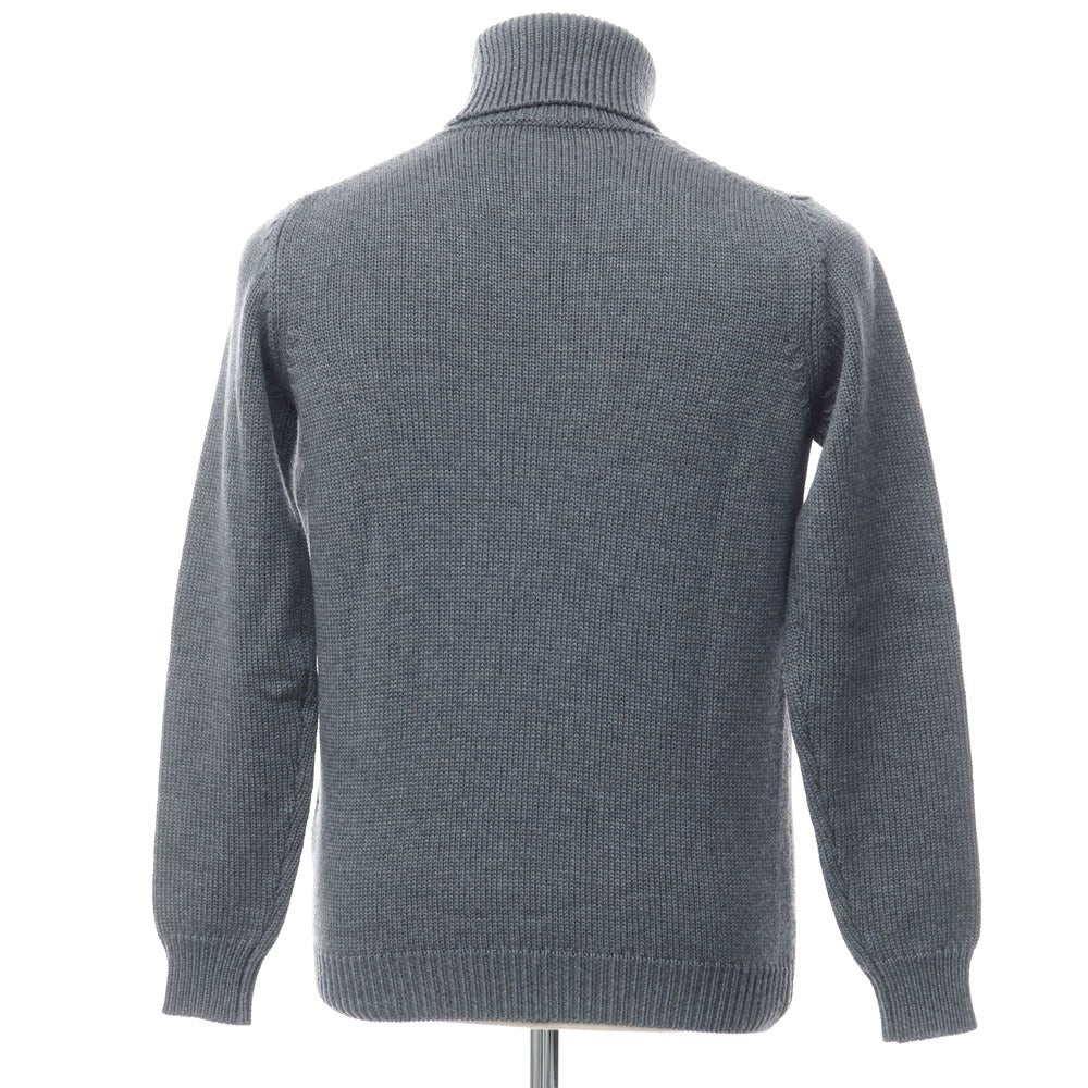 [Used] Roberto Collina ROBERTO COLLINA Mid-gauge wool turtleneck knit, gray [46] [Condition rank B] ​​[Men&