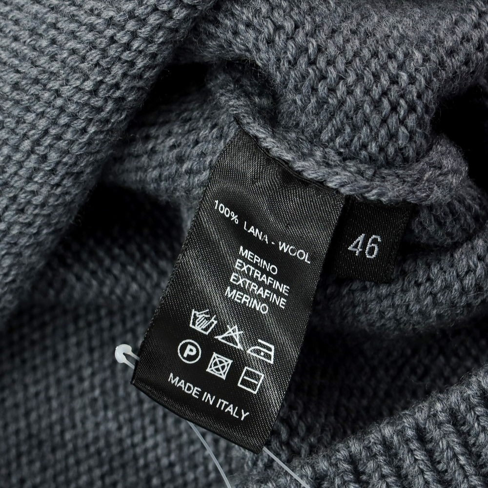 [Used] Roberto Collina ROBERTO COLLINA Mid-gauge wool turtleneck knit, gray [46] [Condition rank B] ​​[Men&