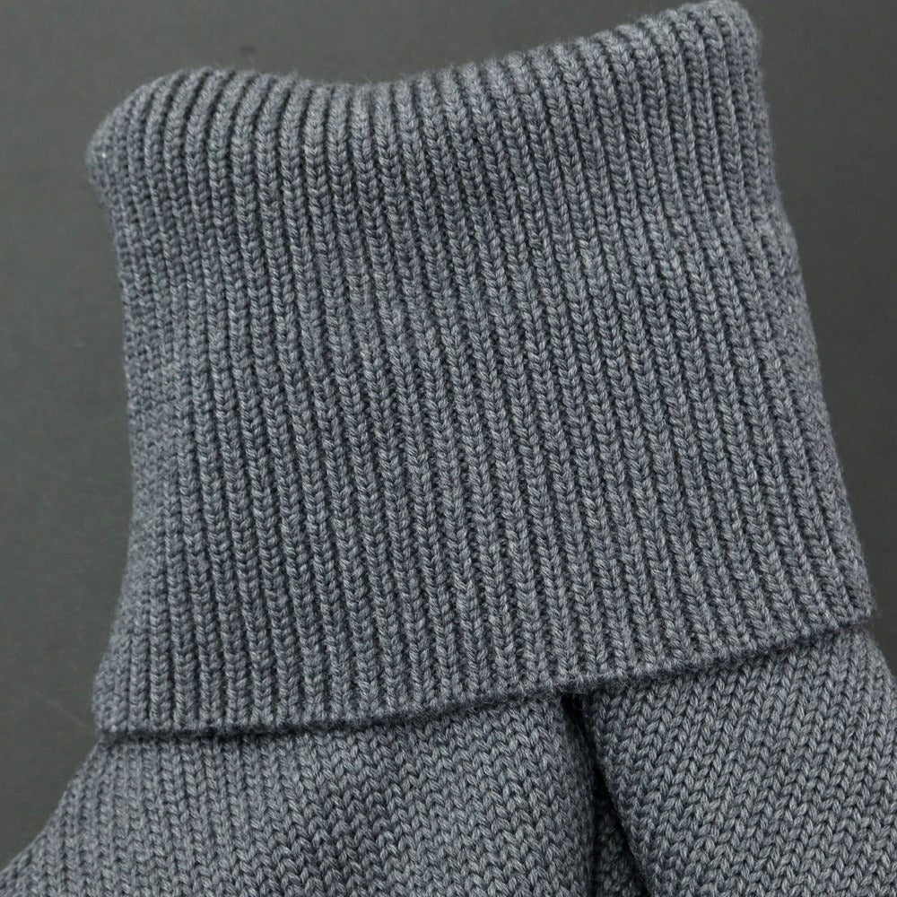 [Used] Roberto Collina ROBERTO COLLINA Mid-gauge wool turtleneck knit, gray [46] [Condition rank B] ​​[Men&