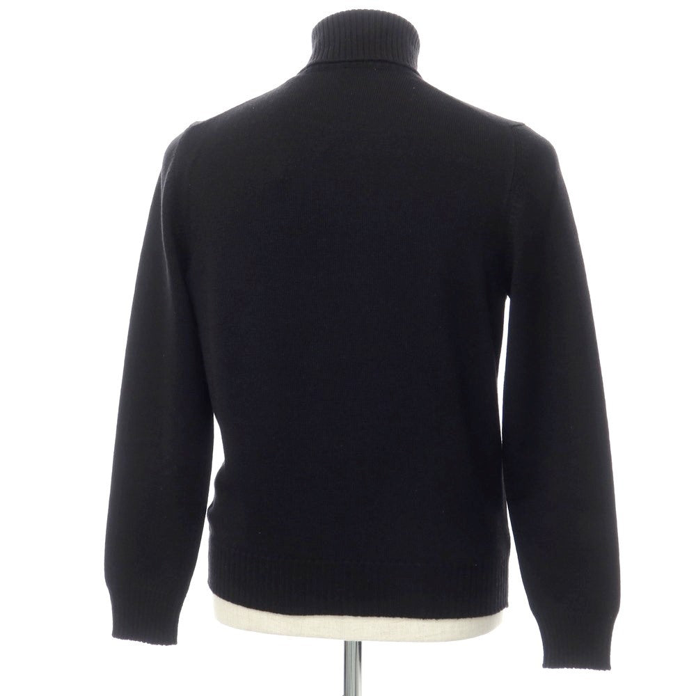 [Used] GRAN SASSO High Gauge Wool Turtleneck Knit Black [46] [Condition Rank C] [Men&