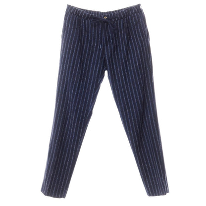 [Used] ENTRE AMIS Wool Striped Easy Slacks Pants Navy [34] [Condition Rank C] [Men&