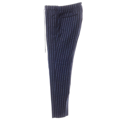 [Used] ENTRE AMIS Wool Striped Easy Slacks Pants Navy [34] [Condition Rank C] [Men&