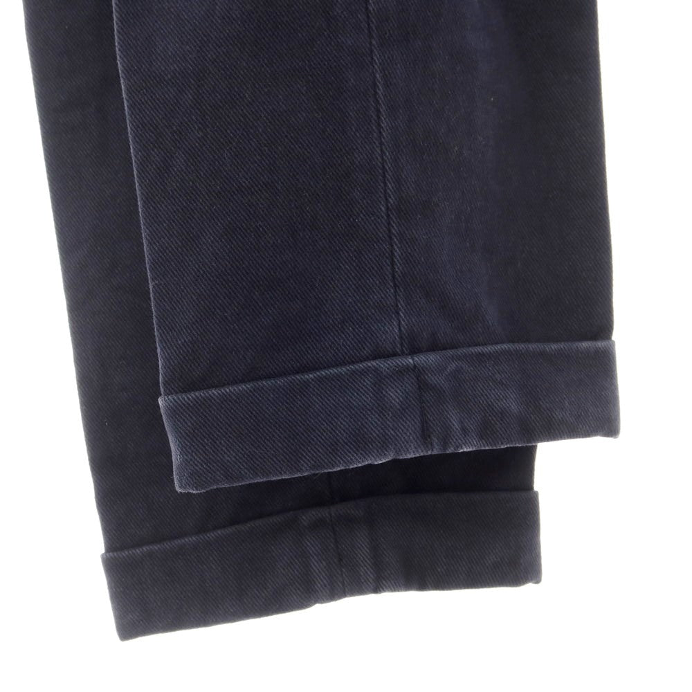 [Used] DEVORE Incipit Cotton Casual Slacks Pants Navy [44] [Condition Rank C] [Men&