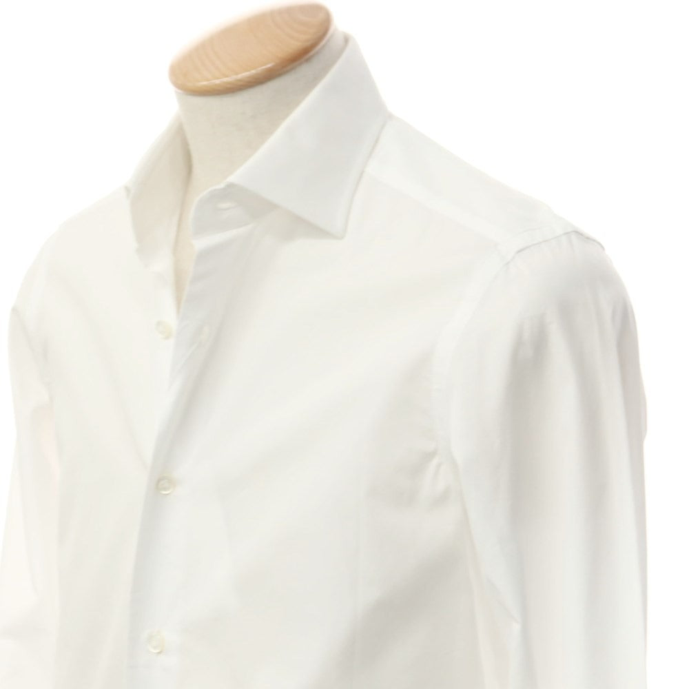 [Used] Alessandro Gherardi ALESSANDRO GHERARDI Cotton Semi-wide Collar Dress Shirt White [No description (S rank)] [Condition rank C] [Men&