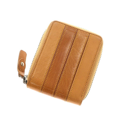 [Used] Asmedel Leather Card Case, Camel [Condition Rank B] [Men&