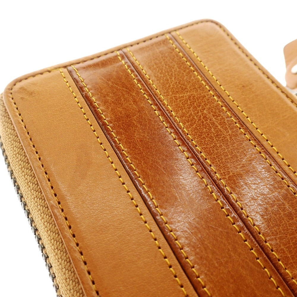 [Used] Asmedel Leather Card Case, Camel [Condition Rank B] [Men&