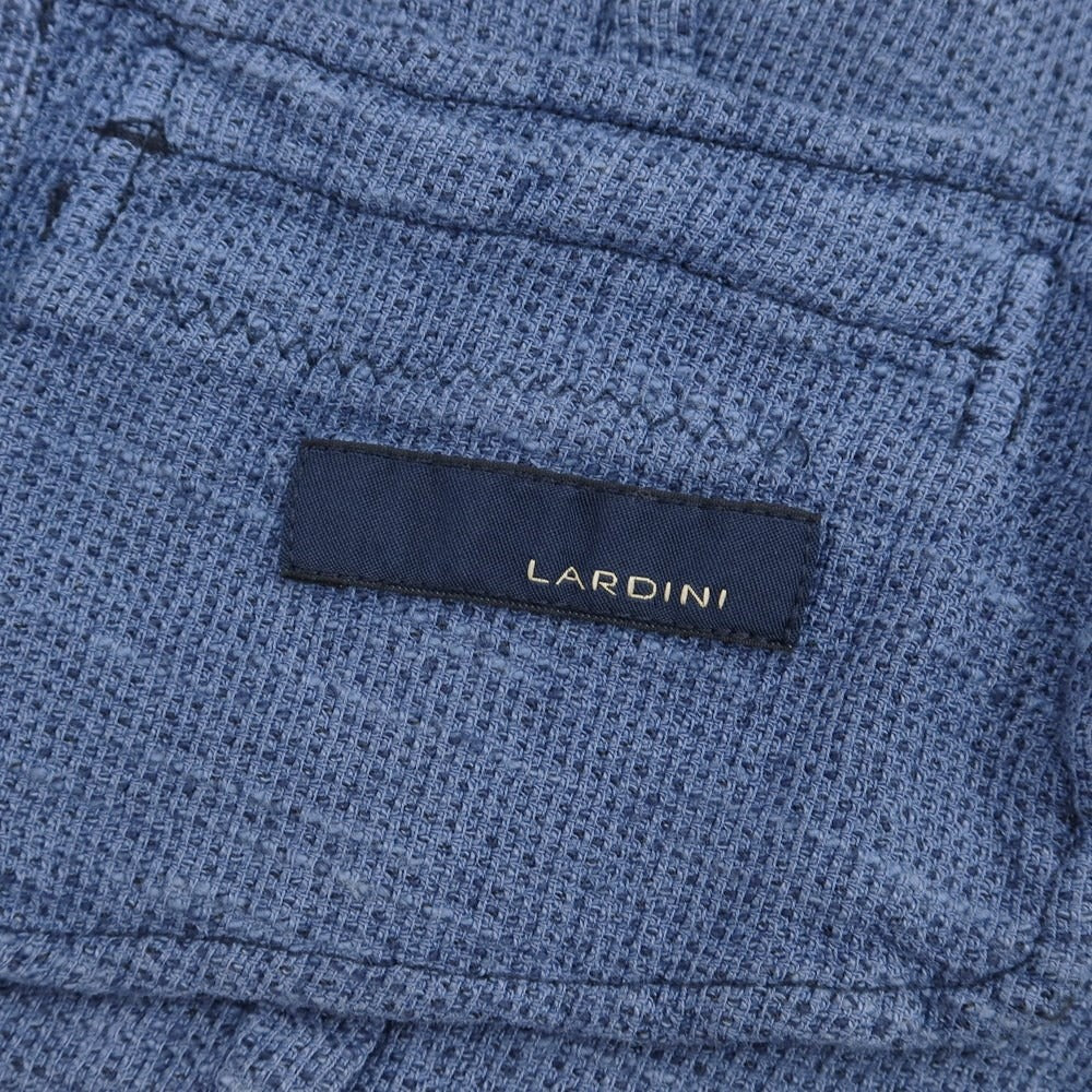 [Used] LARDINI Linen Cotton Vest Casual Gilet Blue [42] [Condition Rank C] [Men&