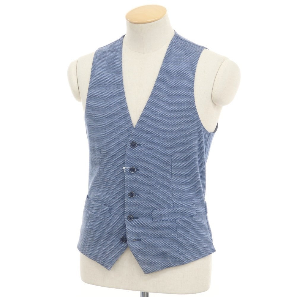 [Used] ORIAN Cotton Vest Casual Gilet Blue [42] [Condition Rank B] [Men&