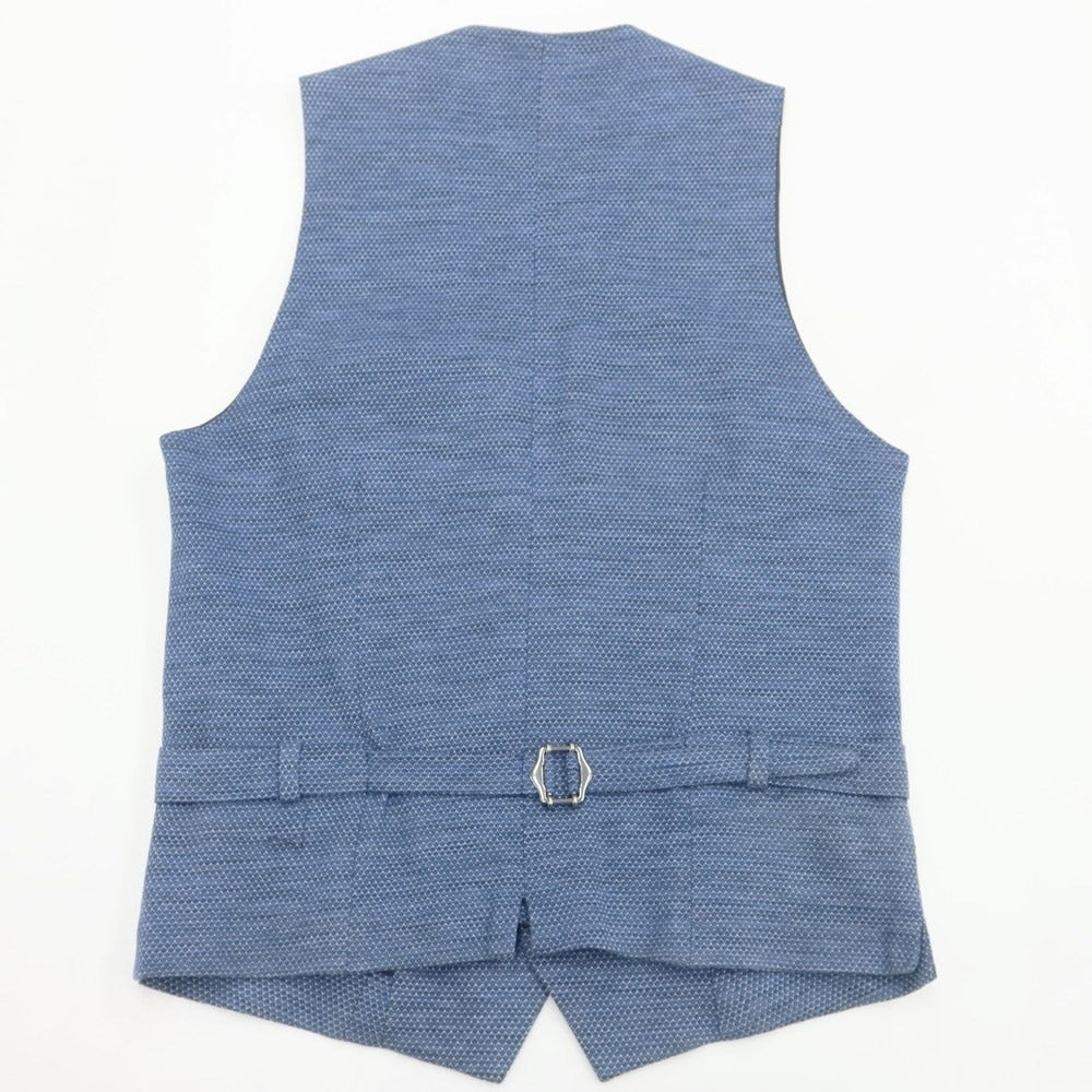 [Used] ORIAN Cotton Vest Casual Gilet Blue [42] [Condition Rank B] [Men&