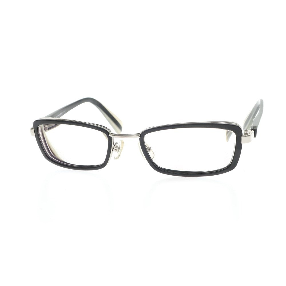 [Used] Glass Factory GLASSFACTORY Square Glasses Black x Silver [54□21] [Condition Rank C] [Men&