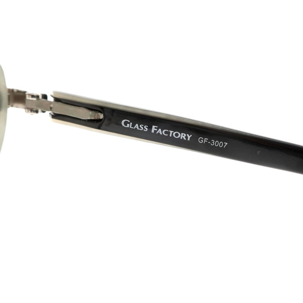 [Used] Glass Factory GLASSFACTORY Square Glasses Black x Silver [54□21] [Condition Rank C] [Men&