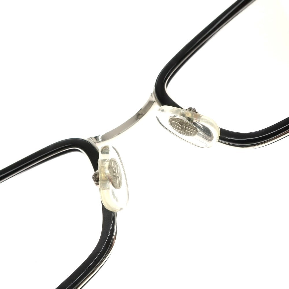 [Used] Glass Factory GLASSFACTORY Square Glasses Black x Silver [54□21] [Condition Rank C] [Men&