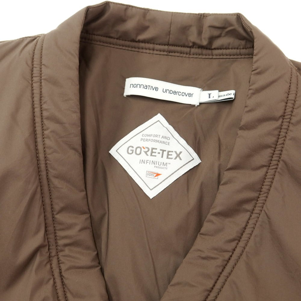 【中古】ノンネイティブ nonnative ×UNDER COVER 2023年秋冬 GORE-TEX 中綿ブルゾン アッシュブラウン【サイズL】【BRW】【A/W】【状態ランクB】【メンズ】【759692】