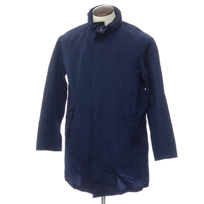 [Used] [Unused] Nano Universe Nylon Stand Collar Coat Navy [L] [Condition Rank S] [Men&